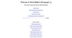 Desktop Screenshot of matroxrulez.net