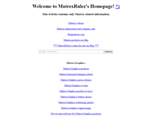 Tablet Screenshot of matroxrulez.net